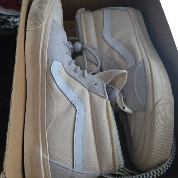 Vans .ABC Collab Sk8 Hi Ext Ecru Men Size 12 Advisory Board Crystals Mid Top Whi main image 10